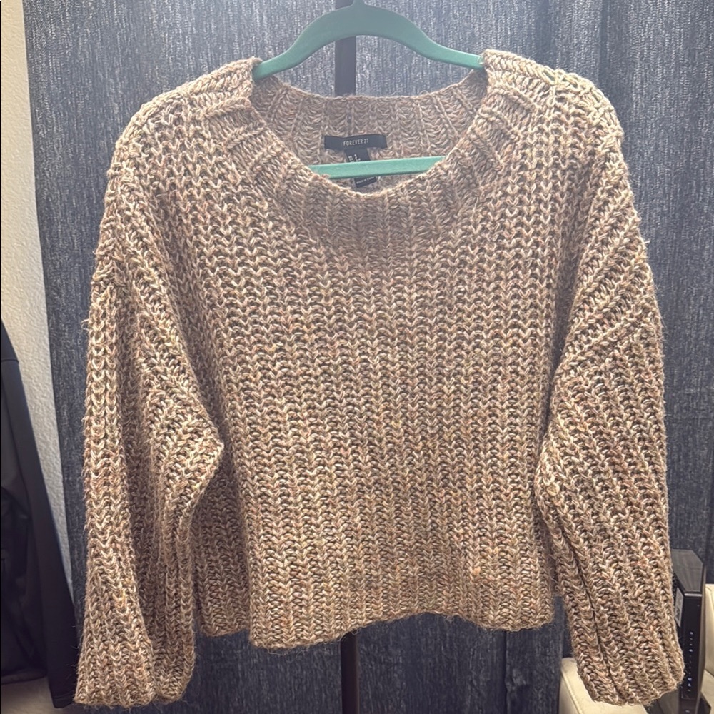 Cozy Knit Sweater in Brown